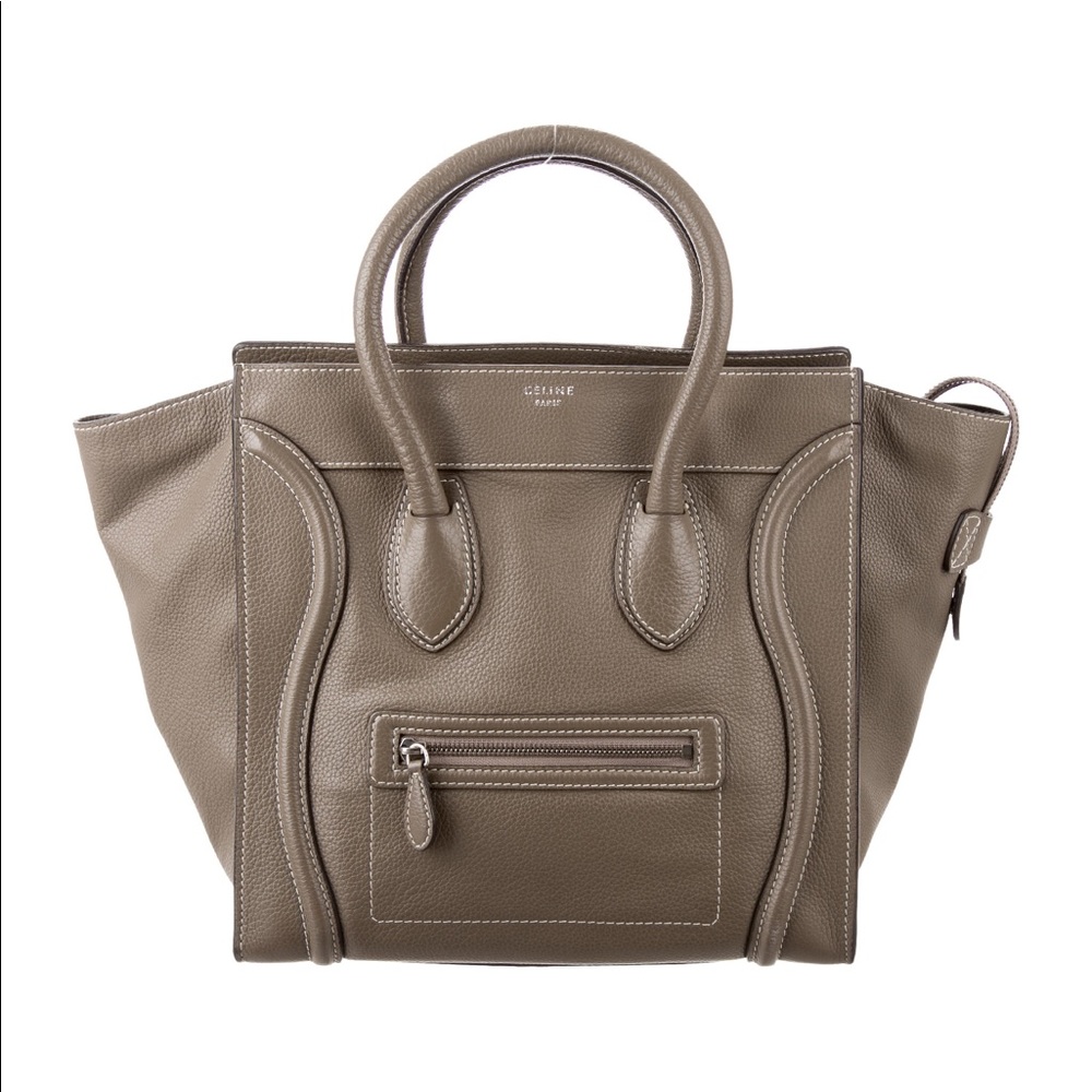 Celine mini luggage tote